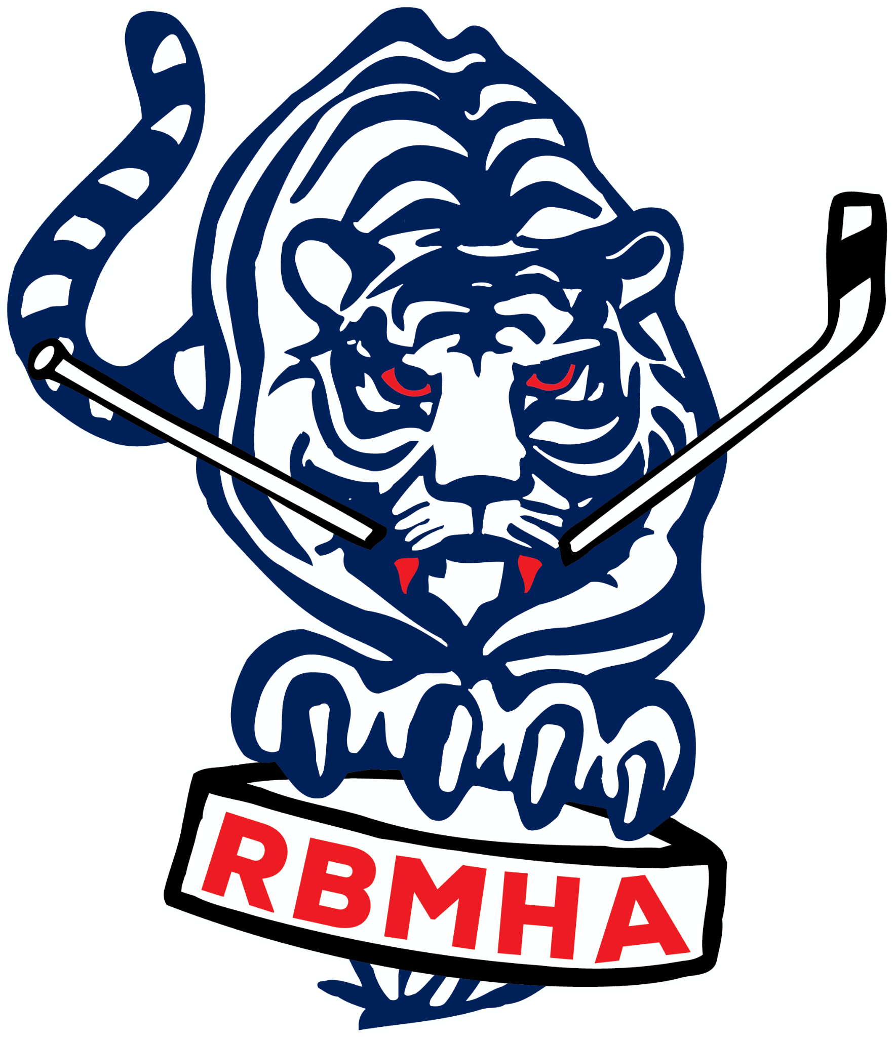 RBMHA Tigers hockey logo